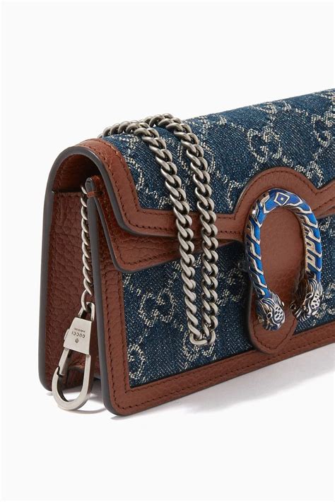 gucci denim dionysus super mini|gg super mini shoulder bag.